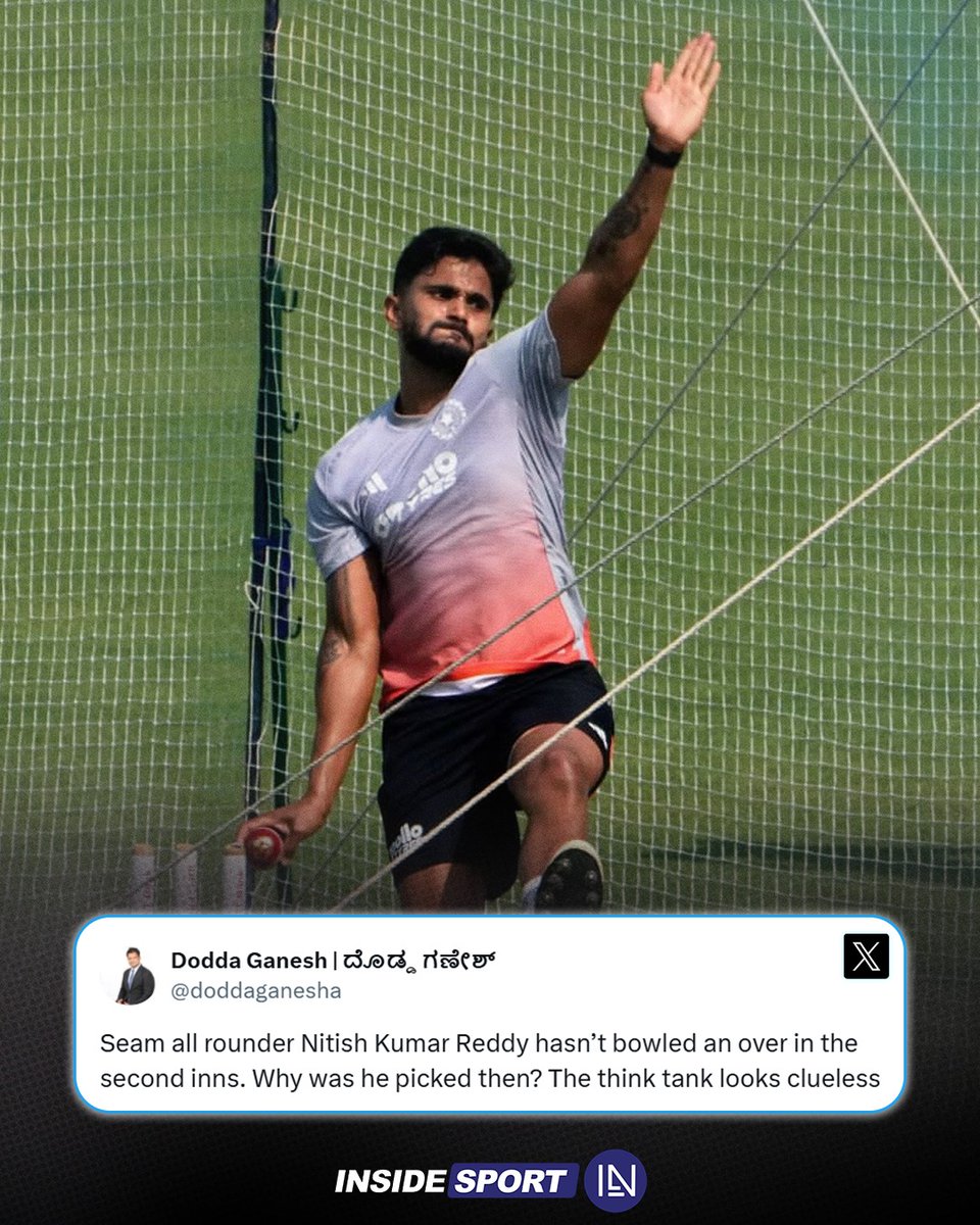 InsideSportIND's tweet image. Did the seam all-rounder Nitish Kumar Reddy deserved a place in India&apos;s XI for the second Test against South Africa? 🤔

#NitishReddy #INDvsSA #Tests #Guwahati #Insidesport #CricketTwitter
