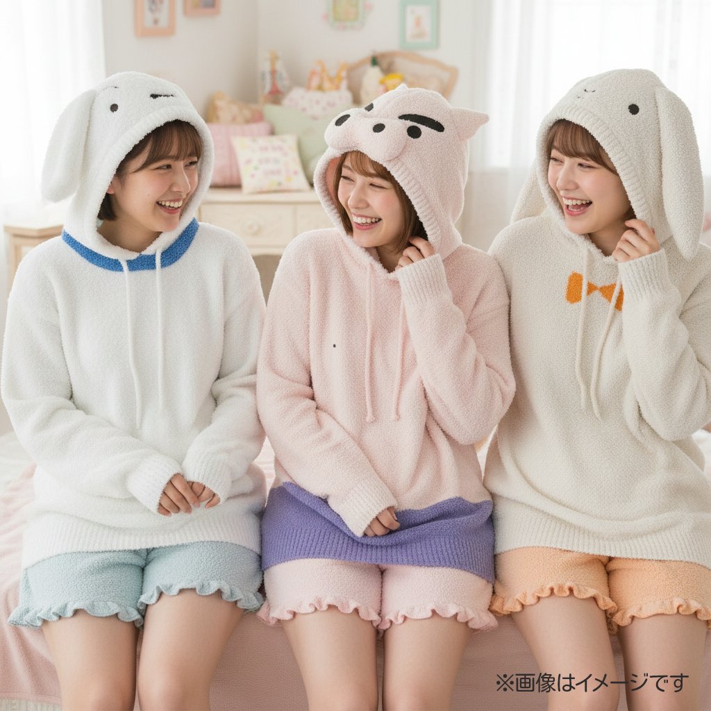⭐️商品紹介⭐️】 📢好評発売中！ 『ルームウェア』全3種もこもこ