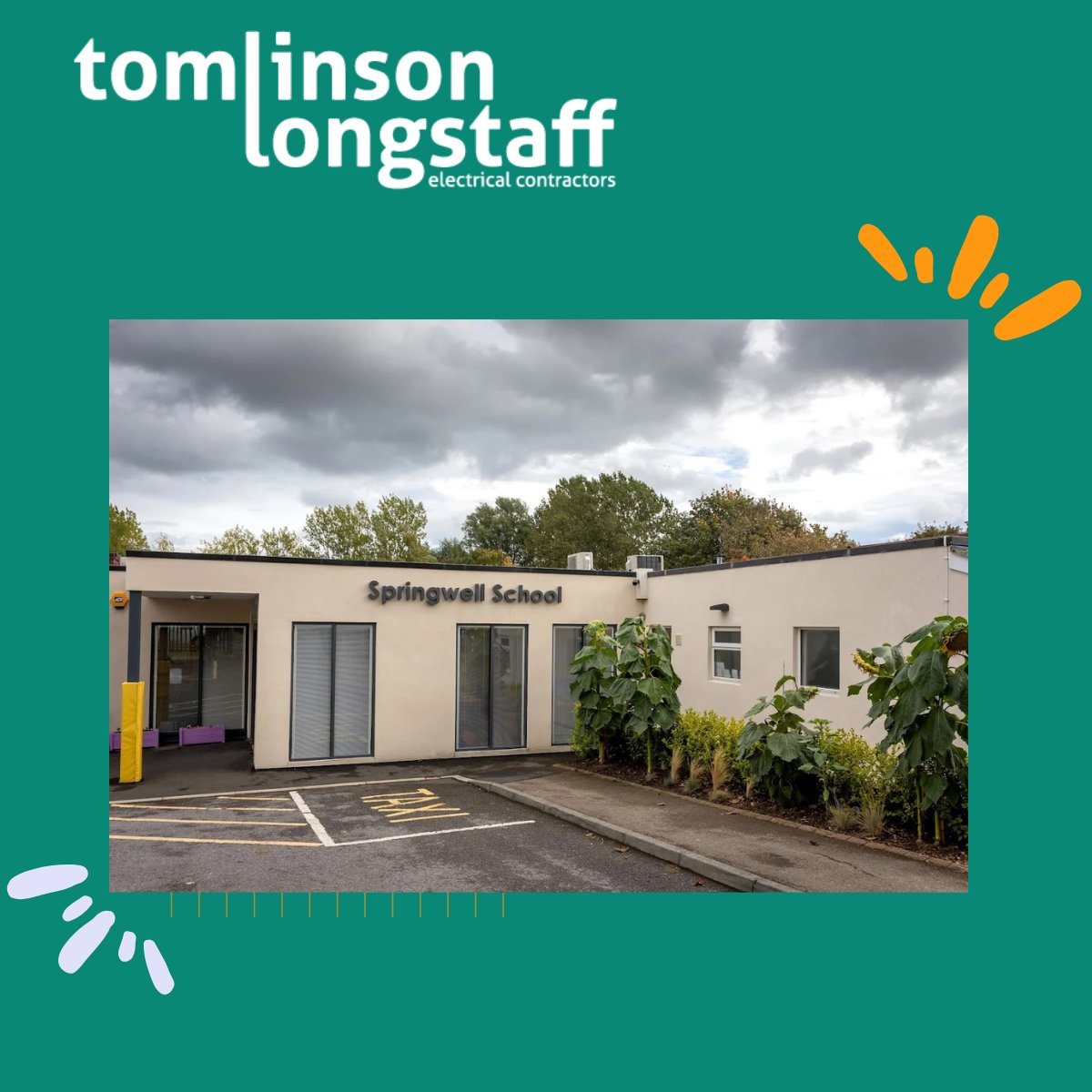 We love the challenge of working with other trades; + a tight deadline &amp; the team are in their element. Search our website for 'Springwell School''.
#electricalcontractors #countydurham #electricalpower #electricalwiring #solarpanels #solarbatteries #solarpower #solarenergy