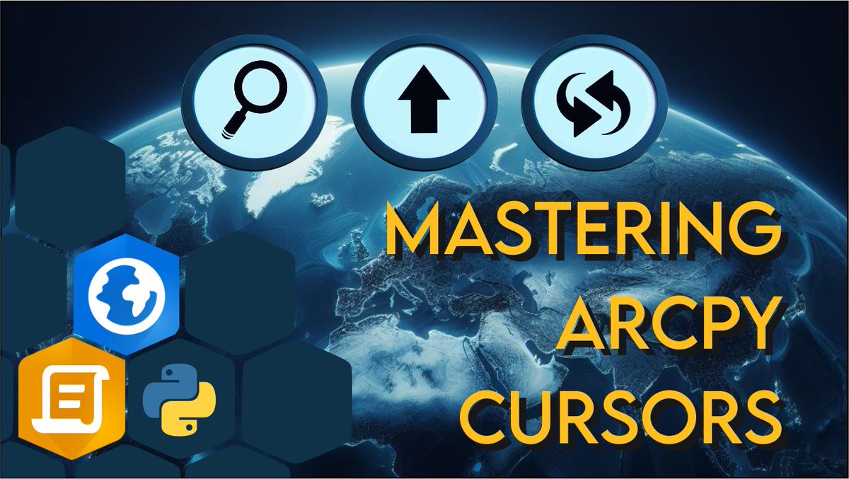 _geospatiality's tweet image. Free #ArcPy course: Master ArcPy Search, Insert, and Update Cursors with #ArcGISPro 

youtube.com/playlist?list=…