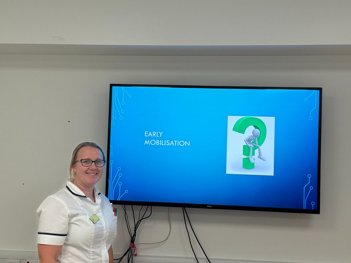 RWTTherapies's tweet photo. ✨ The Stroke PT &amp; OT teams held a spotlight week on the Stroke unit. Focusing on out-of-bed interventions, highlights include:
- Teaching sessions 
- An education board 
- Interactive QR codes
- Quizzes 
- Tea &amp; biscuit session discussions

💡The initiative was a huge success! https://t.co/bcUc5jTEwH