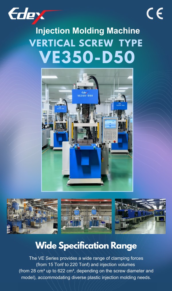 Edex_injection's tweet photo. We would like to introduce our VE Series, known for
High precision and stable performance
Vertical clamping for insert molding and overmolding
Energy-saving servo system
Compact design for efficient factory layout
https://t.co/5wkqhN4JF7
sales@edex.com.tw
#injectionmoldingmachine https://t.co/75CWOuwokH