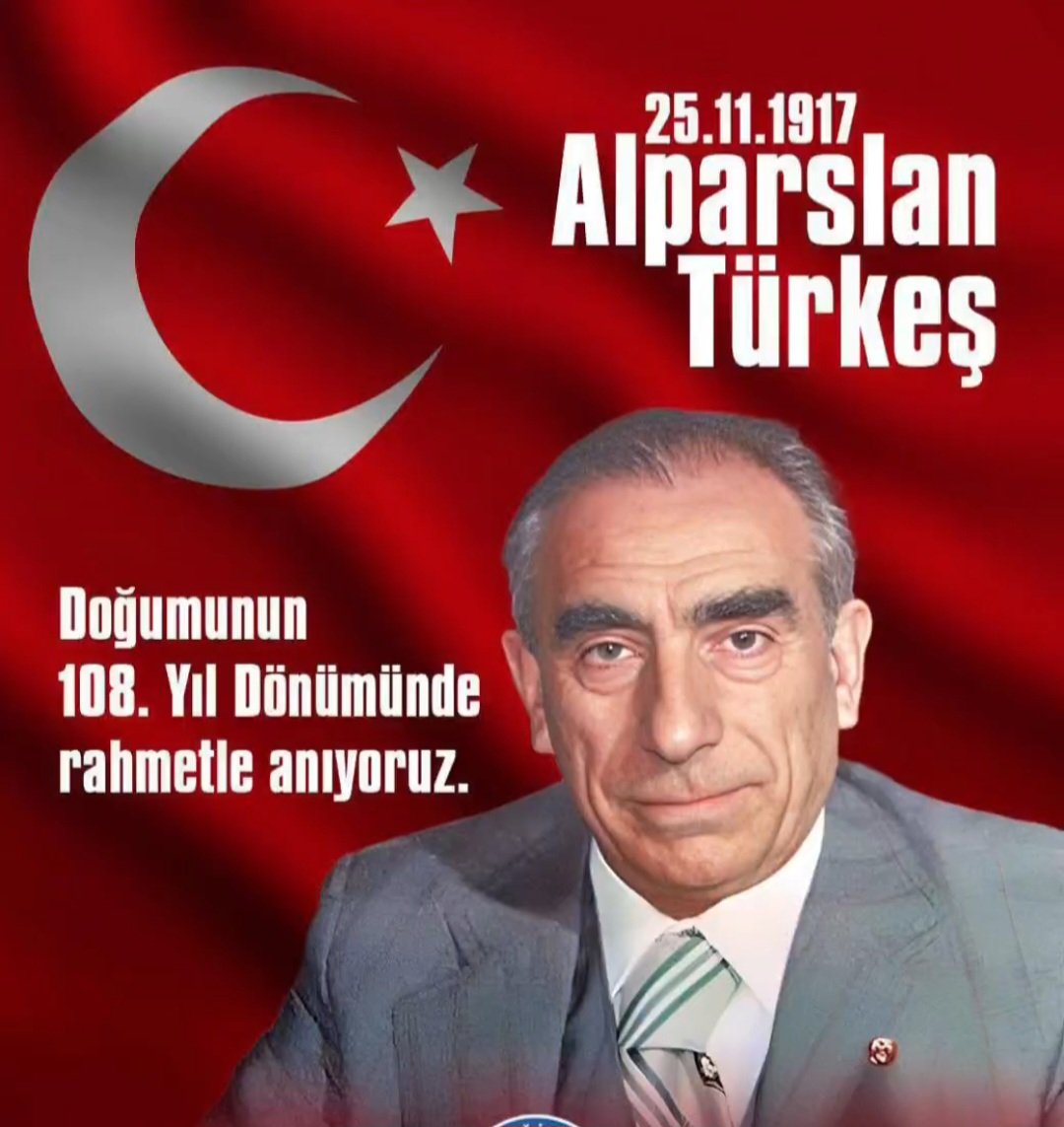 Ülkücüler, insanlık âlemi içinde ne uşak olmayı, ne de başkalarını uşak olarak kullanmayı kabul etmeyen şerefli bir bayrağın taşıyıcısıdır
Başbuğ Alparslan Türkeş..