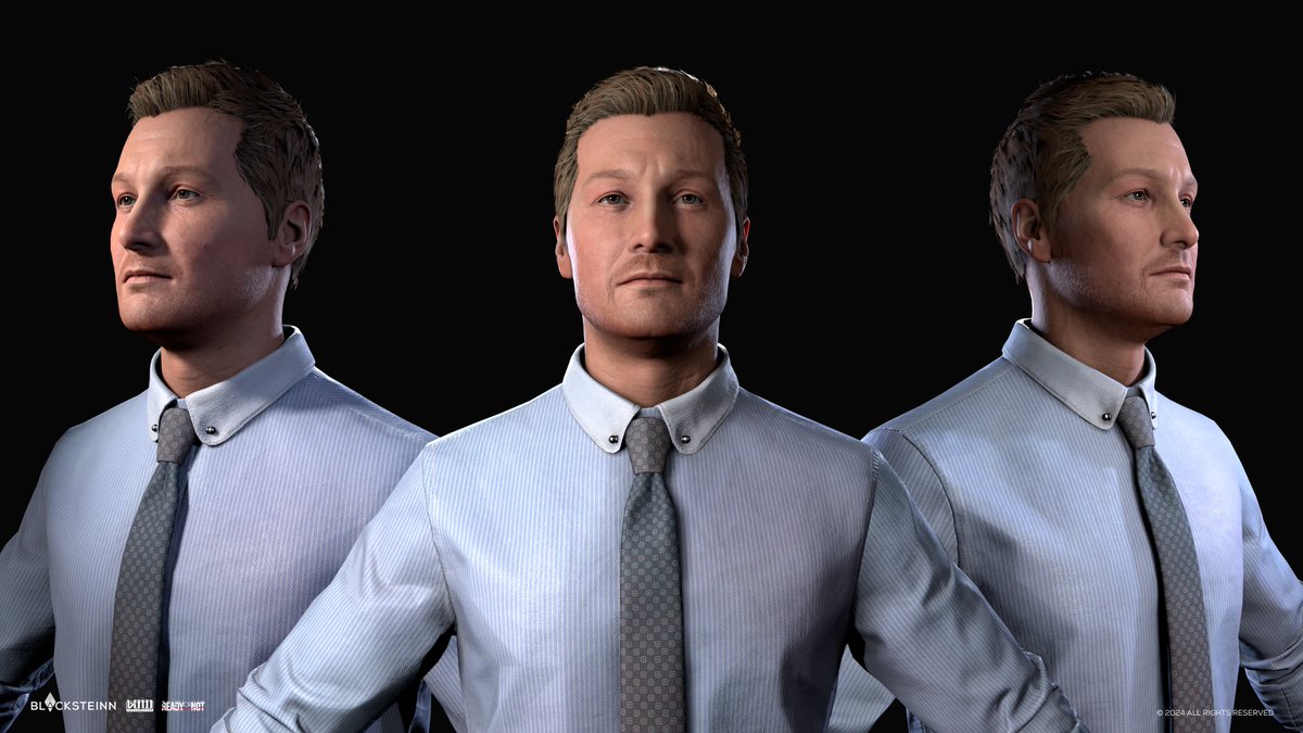 Blacksteinn's tweet image. Office worker model we created for Ready or Not

We&apos;re moving away from fantasy attire and switching to something more down-to-earth.

#ReadyorNot #VoidInteractive #GameDevelopment #3DArt #organicmodeling #characters #costumedesign #characterdesign #office #clothes
