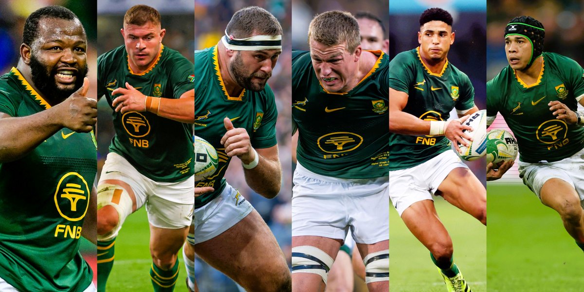 The <a href="/WorldRugby/">World Rugby</a> Dream Team for 2025 is out, and six #Springboks made the cut - more here: tinyurl.com/3xf54jdv 🤝
#ForeverGreenForeverGold