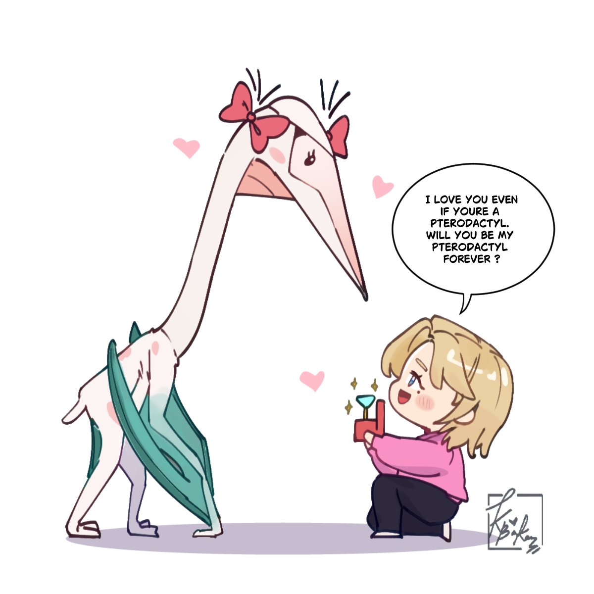 kentangbakor's tweet photo. Love story between an Alien and a Dinasour  .
Kewk 😂💜 https://t.co/rfqQkjzPex