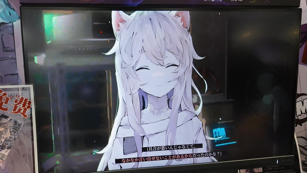 4GamerNews's tweet image. 【注目記事】ケモミミの少女と共同生活。ケモノ化少女育成ADV「アニマロイドガール」は，欲望と理性が試される［WePlay2025］
4gamer.net/games/730/G073…

ケモミミ×香港×サイバーパンクな世界観で，1人の研究者とケモノ化する少女の物語が描かれる。プレイヤーの選択で運命が変わるマルチエンディング