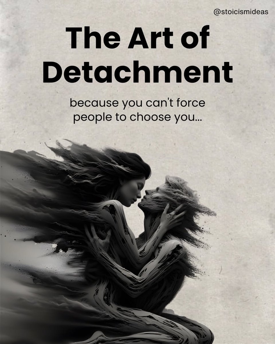 theendeavorpath's tweet photo. The Art of Detachment.

Because you cannot force people to choose you.

-Thread- https://t.co/8wljnQF043