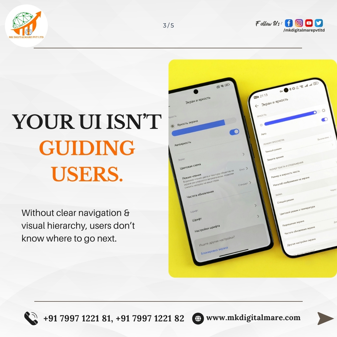 mkdigitalmare's tweet image. with MK DIGITALMARE🔍 Get a quick UX audit, smoother user flows &amp;amp; reduced drop-offs.

📞  +91 79971 22181 , +91 79971 22182
🌐  mkdigitalmare.com
📌 goo.gl/maps/Q3m85iD3g… 

#uxuidesign #uxaudit #appdesign #digitalmarketing #mkdigitalmarepvtltd