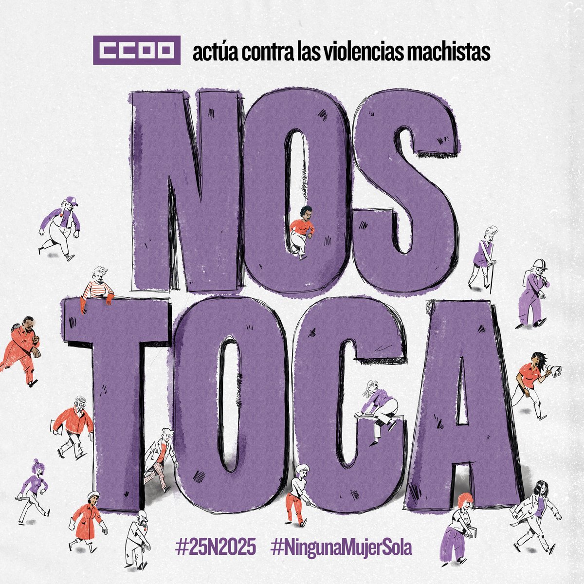FSCdeCCOO's tweet image. 🟣 Hoy, 25 de noviembre, conmemoramos el Día Internacional de la Eliminación de la Violencia contra las Mujeres.

🟣 Vamos a seguir actuando con contundencia y determinación en la lucha contra todas las formas de violencia, sus causas y sus manifestaciones.

#NingunaMujerSola