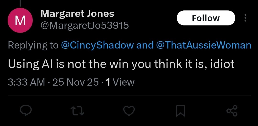 Terfs seeing  intrasex polymorphism in action and believing it's AI is just another giant L for the "we can always tell" crowd.