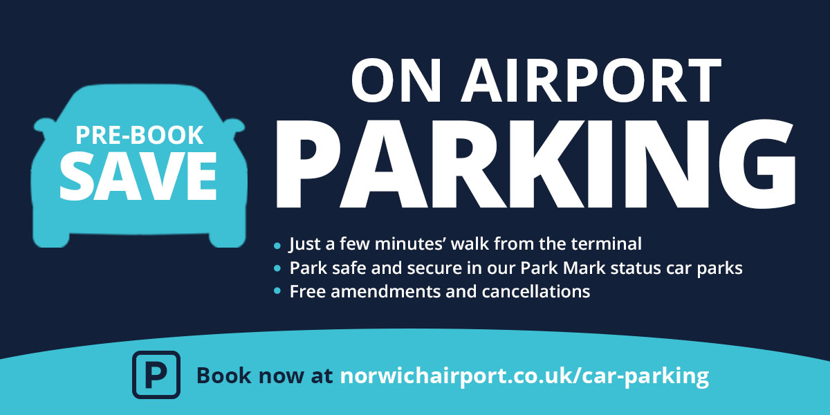 Looking for parking at Norwich Airport? 🚗✈️ 

Stop the search! Our on-site car parks are just minutes from the terminal - book now and tick parking off your to-do list! norwichairport.co.uk/car-parking ✔️ 

#FlyNorwich #Travel #AirportParking