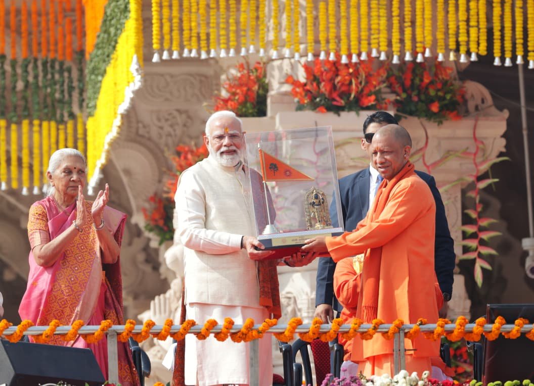 nnstvlive's tweet image. ध्वजारोहण यज्ञ की पूर्णाहूति नहीं, बल्कि नए युग का शुभारंभ हैः सीएम योगी #UttarPradesh #AyodhyaUpdate #PMModiInAyodhya #RamNagriAyodhya