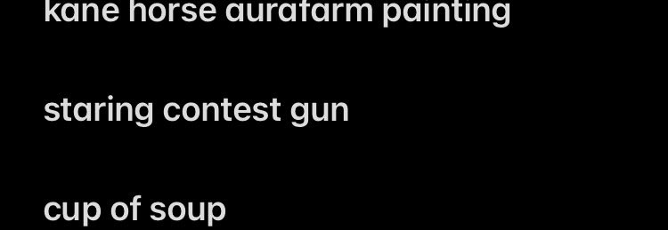 chocsise's tweet image. i have “staring contest gun” written in my notes for comic ideas and i have no fucking clue what it means