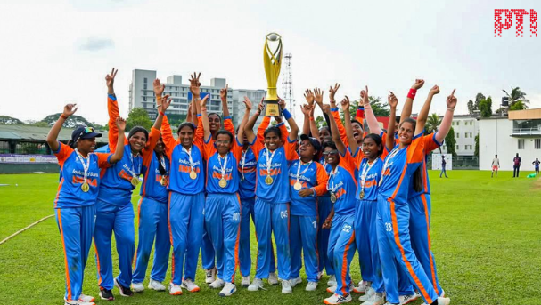 PTI_News's tweet photo. PHOTO | Reliance Foundation chairperson Nita Ambani congratulates the Indian blind women’s cricket team on winning the inaugural Blind Women's T20 World Cup, saying, “Our girls in blue have made us proud once again. India’s visually impaired women’s cricket team has shown that true vision comes from the heart. Their triumph is a victory of courage, resilience and an unbreakable spirit. They have lit a path of hope, possibility and inspiration for millions. My heartiest congratulations to them and their families.”

(Source: Third Party)