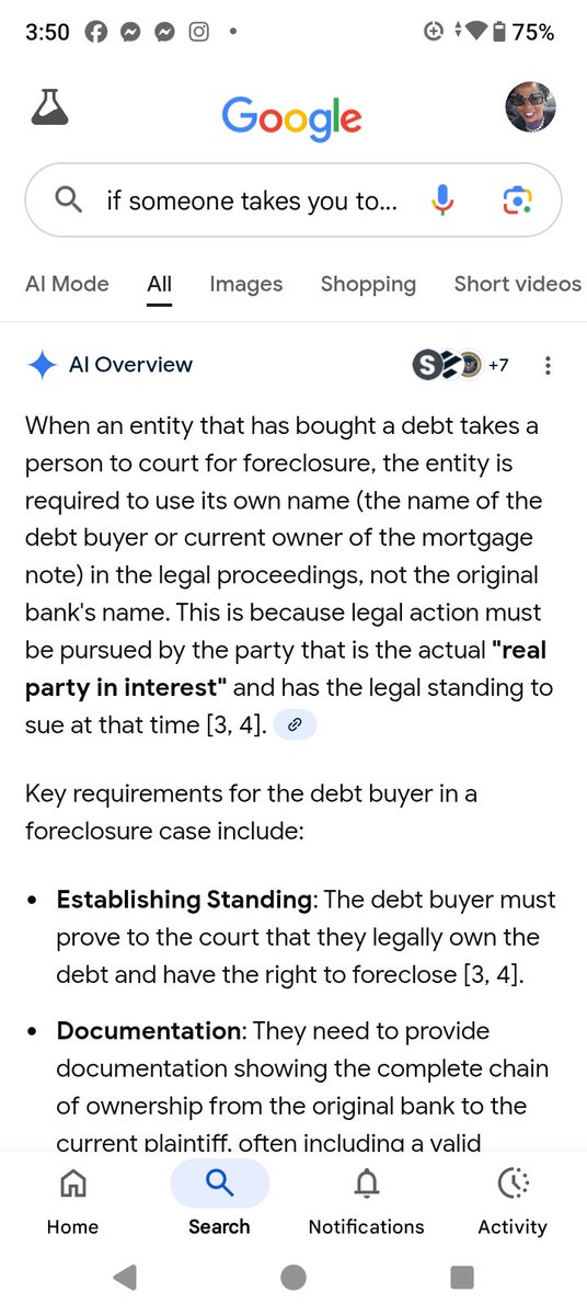 tonimccrary's tweet image. 😂😆😂😆 all them fake foreclosures in the court start answering your foreclosure with a counterclaim starting with 5 million it&apos;ll make them go sit down and shut the fuck up! 👁️.

no standing means they cannot use
  the bank name💋