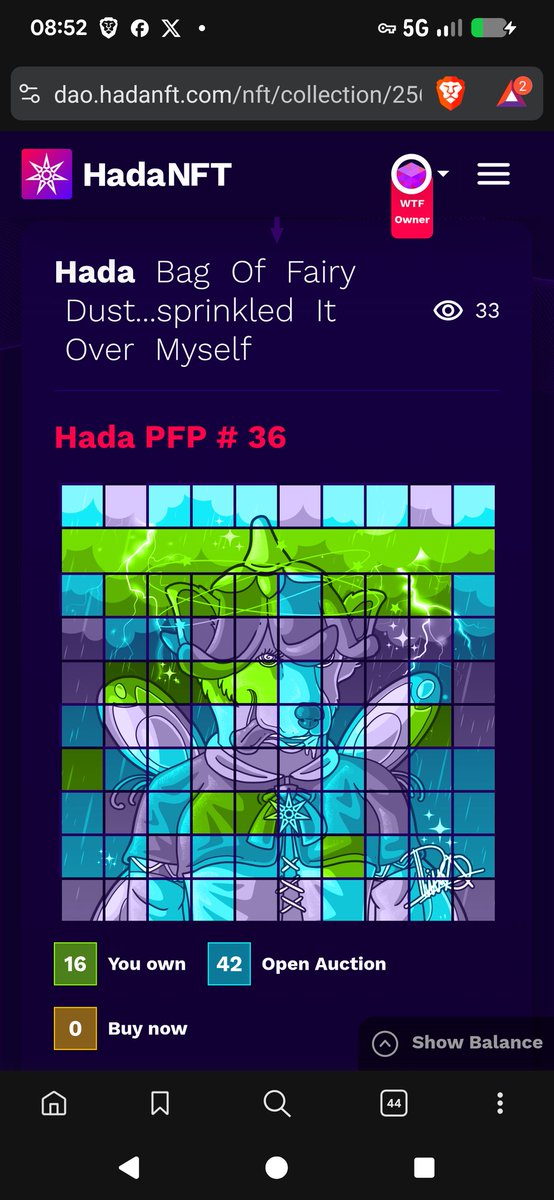 <a href="/HadaNFT/">HadaNFT</a> <a href="/hada_dao/">HadaDAO</a> Hada just purchase one more on this ... If anyone has the last 3 pieces in row 3 then I've put a 3m offer in on all of them 🙏🏼🙏🏼🙏🏼 Please accept 🙏🏼🙏🏼🙏🏼