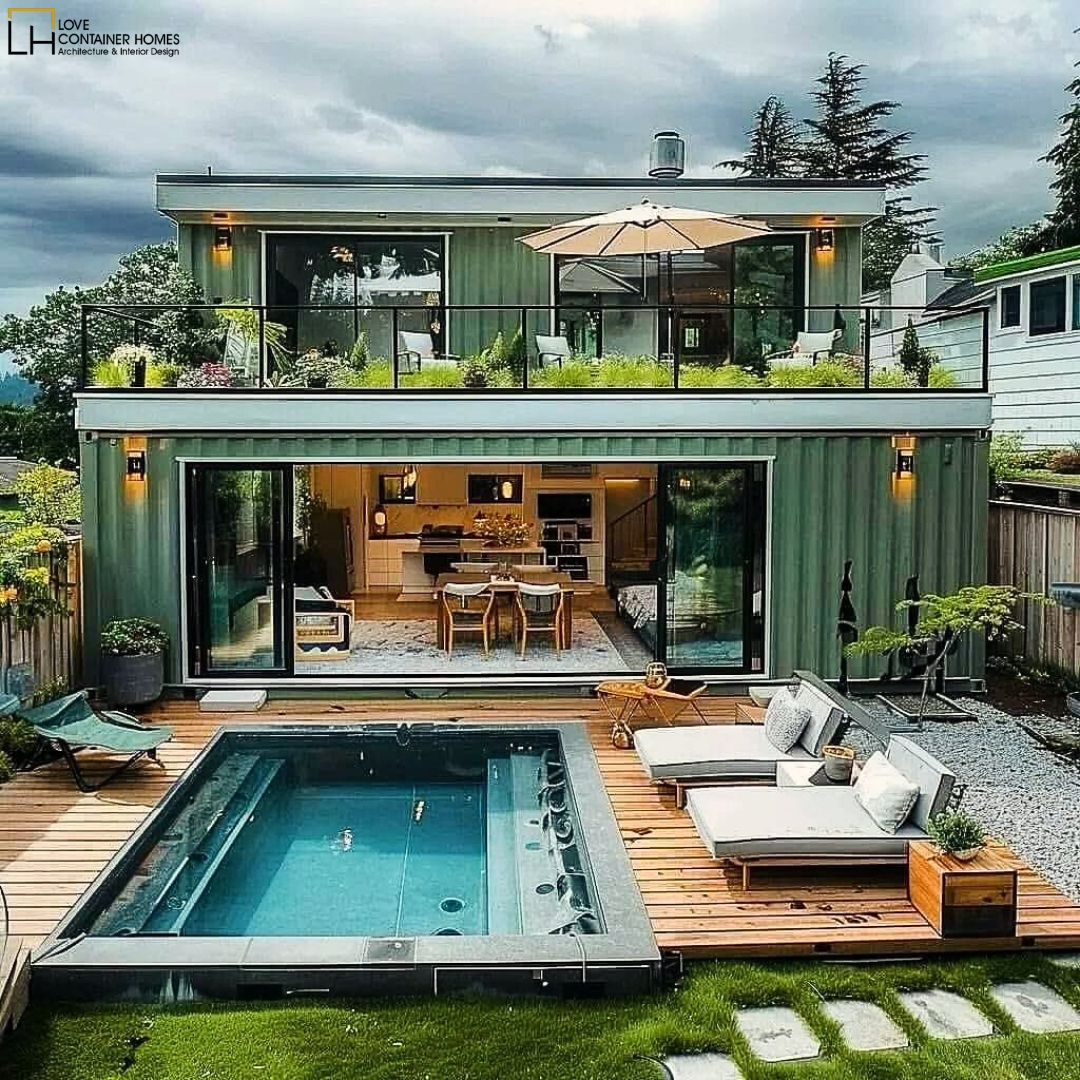 LCH_studios's tweet image. Would you live in a house built out of shipping containers? Rate this one on a scale of 0-10.  Visit us at lovecontainerhomes.com for container house plans and designs.
#architecture #shippingcontainer #containerhome #containerhouse #house #prefab