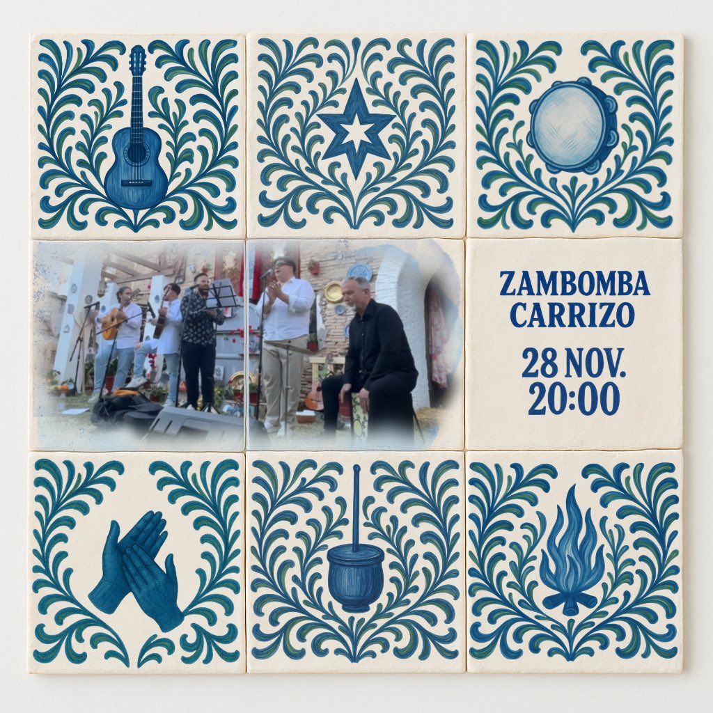 Pasionyestrella's tweet photo. #ZambombaLaEstrella2025 | ¡Ya huele a Zambomba! 

Este año contamos con la actuación de Zambomba Carrizo y Zoniché, que llenarán nuestro patio de alegría, compás y Navidad.

¡No te lo pierdas! https://t.co/cvKcjwCpaY
