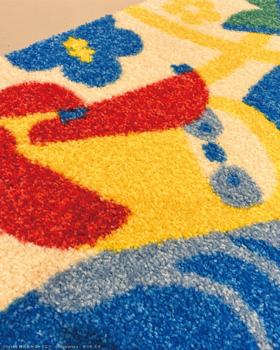 幼稚園・保育園向けに販売される、足拭きマットのイラストを担当いたしました。
サイズ違いで全4種類、全て通して6色のみ使用しています。
（この後投稿が続きます・・・！）

Client : 株式会社ジャクエツ
