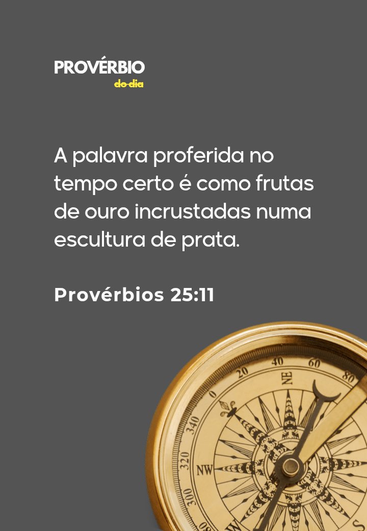 rededevocional's tweet image. 📲 *INSCREVA-SE NO CANAL DO YOUTUBE PARA RECEBER OS DEVOCIONAIS DIÁRIOS*

📖  A palavra dita a seu tempo é como maçãs de ouro em salvas de prata. Provérbios 25:11 👇🏻

youtu.be/t5p3RW_lN1c

💭 Bíblia em um ano: Ezequiel 24-25; 1 Pedro 2

#Youversion #Devocional #Provérbios