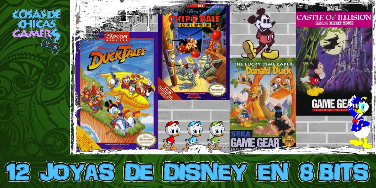 Hoy hacemos un pequeño repaso por los juegos más notables de Disney en la era de los 8 bits. ¿Los habéis jugado todos? 

chicasgamers.com/2025/11/joyas-…

📝 <a href="/planetgradius/">Planetgradius</a>