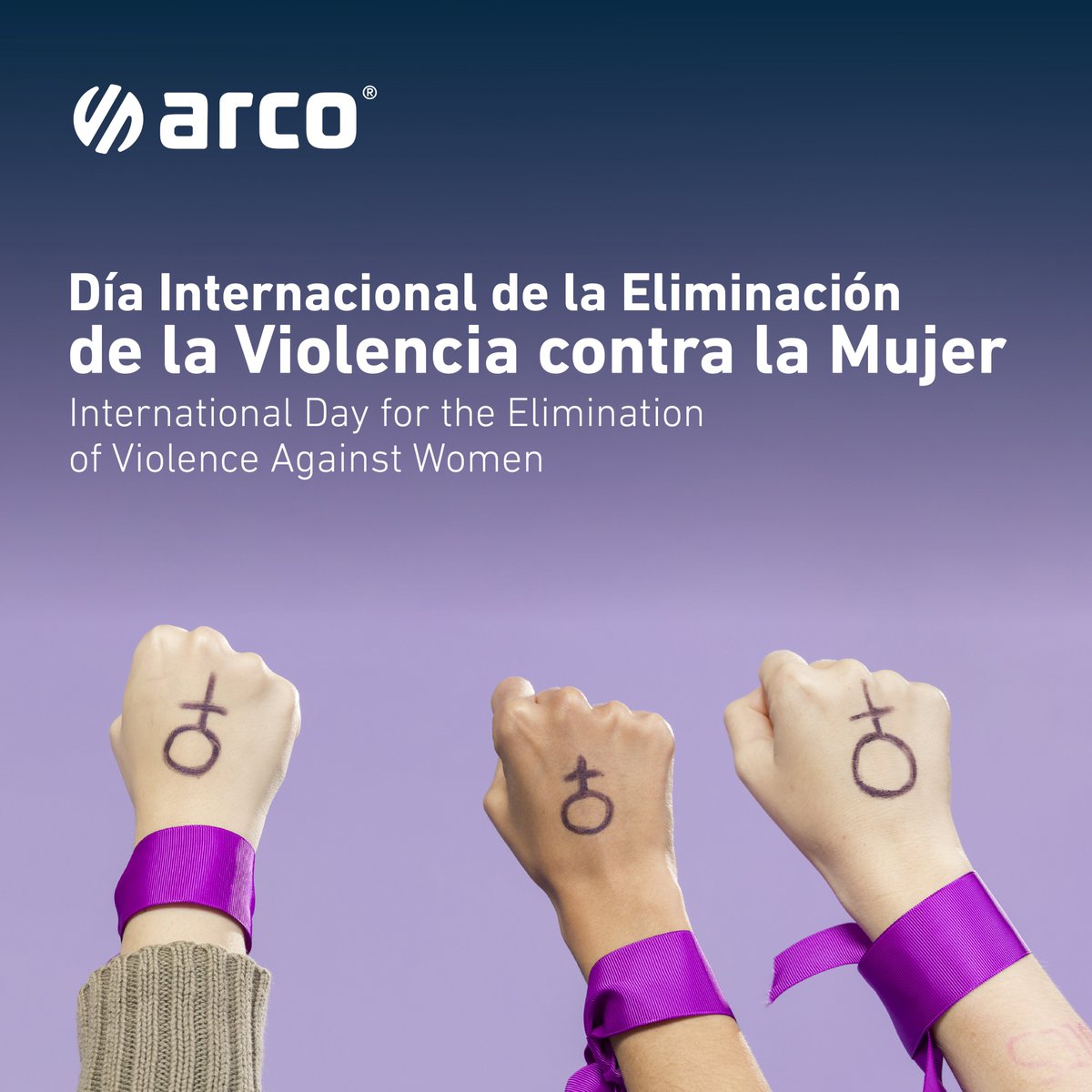 ValvulasARCO's tweet photo. Hoy alzamos la voz por todas las mujeres que merecen vivir sin miedo.

En ARCO decimos no a la violencia, sí a la igualdad y sí a la acción. 💜

#VálvulasARCO #25N https://t.co/0pCG1dFQ6I