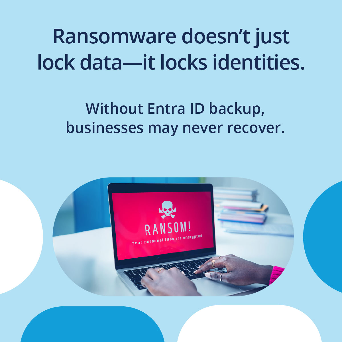 dropsuite's tweet image. #Cybercriminals target #Microsoft identities 4,000 times per second. 

Modern attacks don’t just steal data, they manipulate #EntraID settings to disable security controls, modify permissions, and lock users out of #M365. 

Ransomware Stats: 
🚨43% of data breaches hit SMBs.…