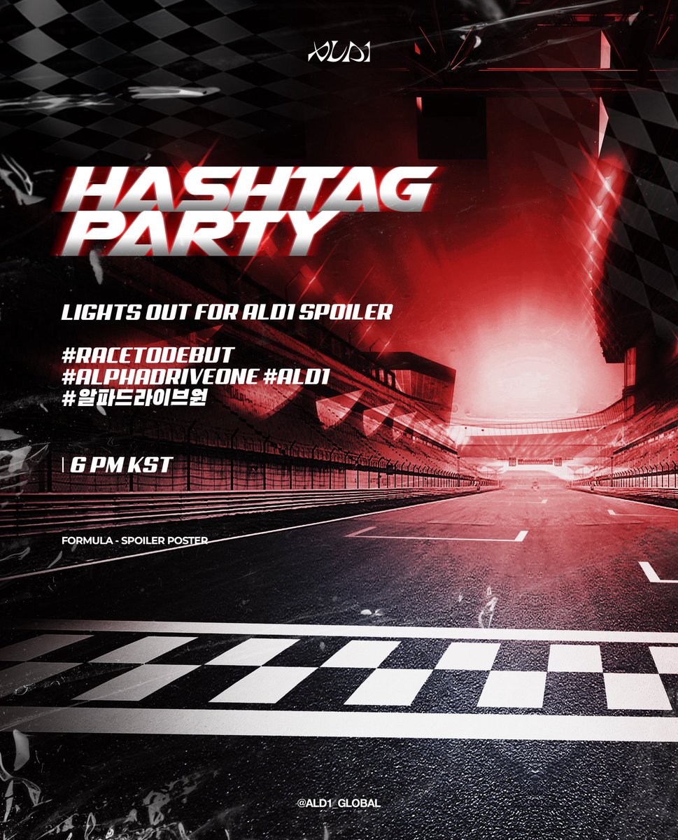 ALD1_GLOBAL's tweet image. [EVENT] 251125 | HASHTAG PARTY

ALLYZ! Let’s lift the timeline because the debut journey starts now. Join the hashtag party and show your support.

📍NOW
#️⃣ BELOW
🎯 500 replies

LIGHTS OUT FOR ALD1 SPOILER
#RACETODEBUT
#ALPHADRIVEONE #ALD1 
#알파드라이브원

Let’s show ALD1 how…