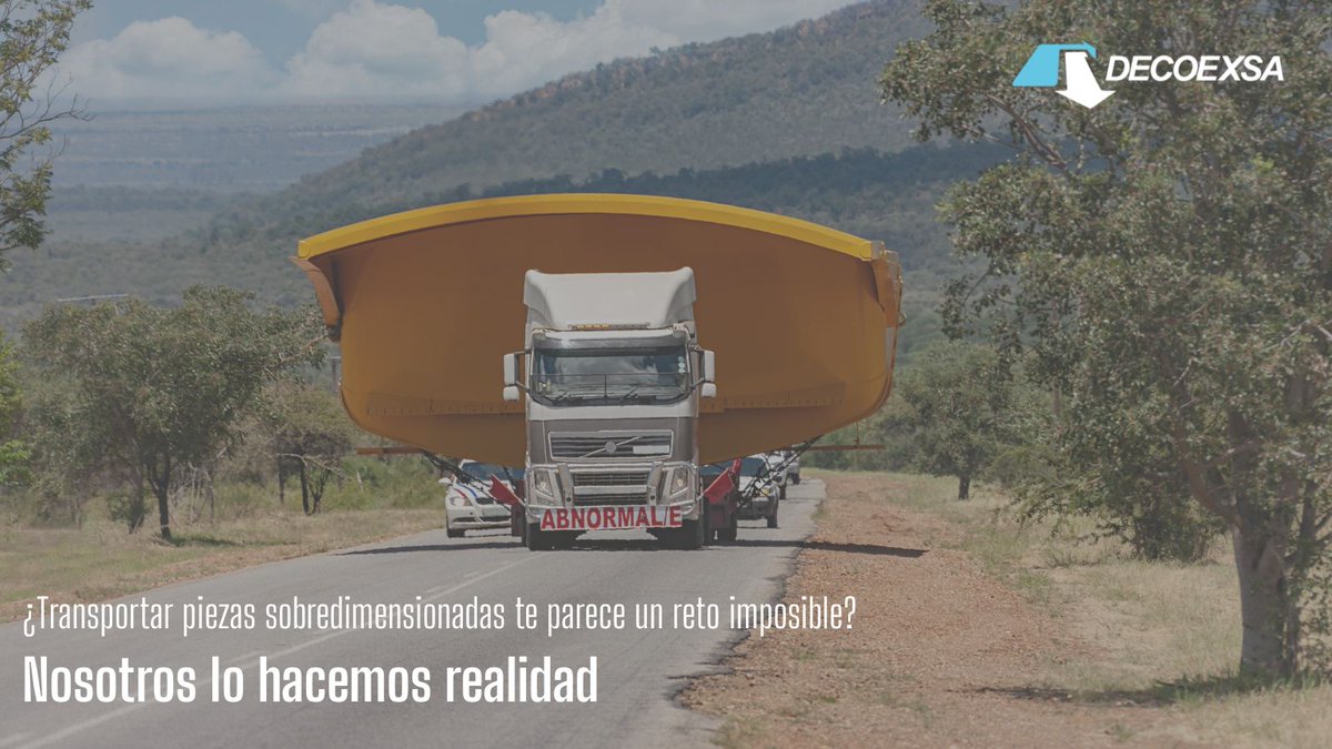 decoexsa's tweet image. 💡¿Transportar #piezassobredimensionadas te parece un reto imposible? En #Decoexsa sabemos lo complejo que puede ser… pero también sabemos cómo hacerlo realidad. 🚢✨ Contamos con la experiencia y los medios para mover lo que otros no pueden.💪 
#ProjectCargo #TransporteEspecial