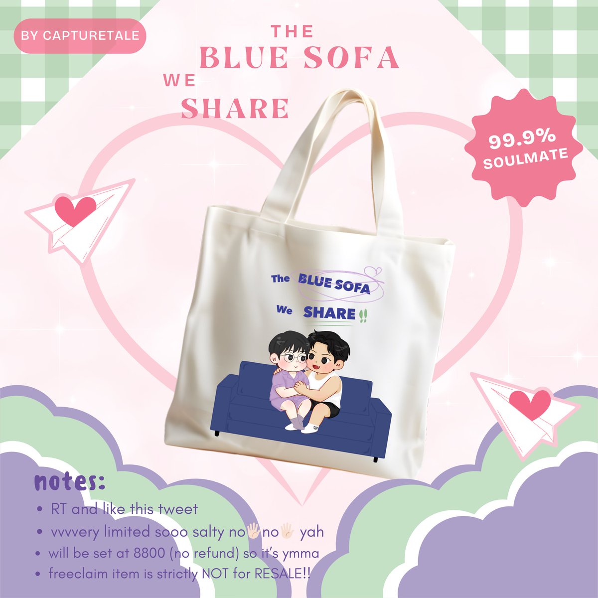 capturetale's tweet image. — special minwon day —

           🛋️ 𝙏𝙝𝙚 𝘽𝙡𝙪𝙚 𝙎𝙤𝙛𝙖 𝙒𝙚 𝙎𝙝𝙖𝙧𝙚 🛋️

🛋️ details on pic, pls read it carefully
🛋️ link will be shared on 25.11 at 20.25 WIB (ntar malem)
🛋️ dont forget to write ur username in the shopee notes
🛋️ minwonist only

〰️