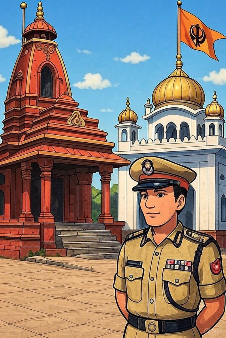 RashtraJyoti's tweet image. Christian man in Indian Army refuses to enter temple for regimental practices saying his religion forbids from entering a place where aarti, havan or puja is taking place 
 
Case:

- Samuel Kamalesan was commissioned in Indian Army in March 2017 on rank of Lieutenant

- He…