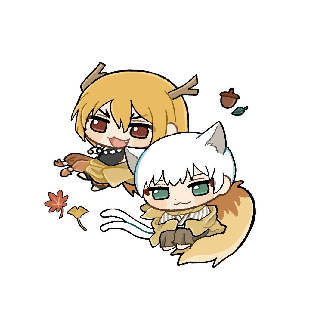 森にいるもふもふ達🍁🍂