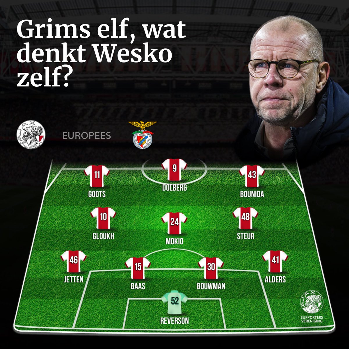 AjaciedWesko's tweet image. Lekker zo doen. Voetballend wordt het er niet minder om en het is veel leuker om naar dit #Ajax te kijken dan naar die lamlullen van zaterdag. 

Als je toch niet eens je best kan/wil doen voor Appie Nouri, voor de mooiste club van Nederland, voor 50.000 man, bok op.
#ajaben #Ajax