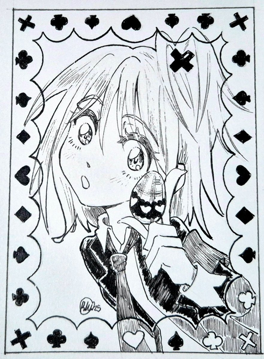 A traditional illustration of Amu from Shugo Chara I sold at my first con at the beginning of this
month!
I really wanna work with dip pens more!!