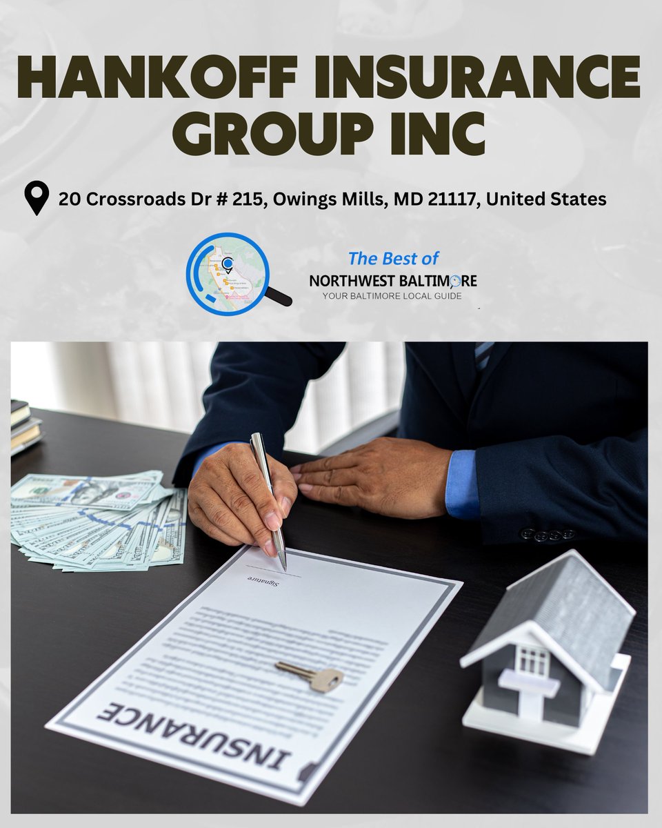 Northwest_MD's tweet image. Let Hankoff Insurance Group be your partner in protecting what matters most. Contact them today and embark on your next milestone with confidence! #LifeMilestones #InsurancePartner #HankoffInsuranceGroup
northwestbaltimore.com/business-listi…

#SupportLocalBusinesses