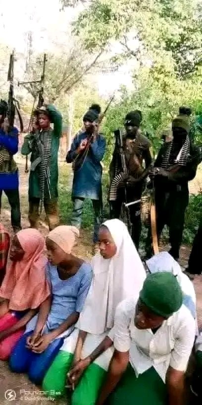Photo of the school students abducted by armed bandits/terrorists in Kebbi State Nigeria appeared in the media.