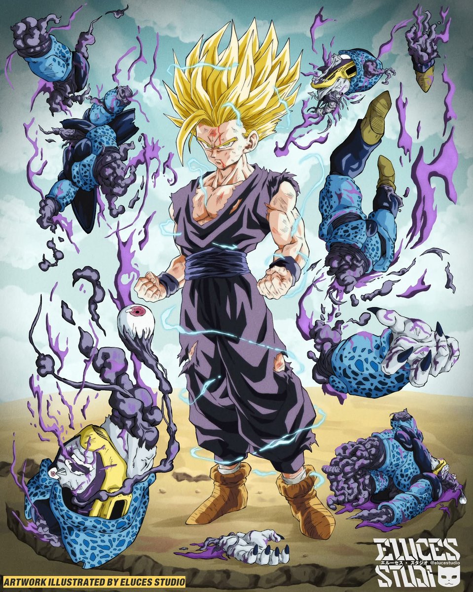 elucestudio's tweet photo. Gohan Ssj 2 vs Cells Jr | Dragon Ball Z | 孫悟飯 | 超サイヤ人2 | セルジュニア | ドラゴンボールZ

@eluceszetto https://t.co/L08ja6iOdS