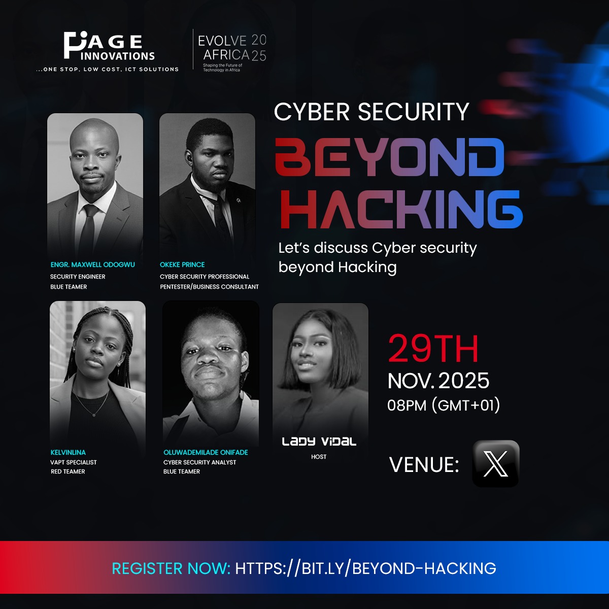 Soldout_2God's tweet photo. 🔥 Cybersecurity X Space Alert!
We’re going Beyond Hacking — diving into real cyber roles, skills, career paths, tech, governance, defence strategies, and everything that makes cybersecurity bigger than “just hacking”. https://t.co/IavXldPX8X