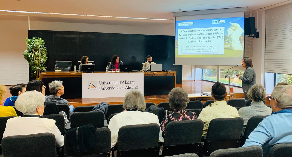 Nos ennorgullece estar presentes en la defensas de tesis doctoral de nuestra compañera Pilar Escabias. Con <a href="/spastorcesteros/">SusanaPastorCesteros</a>, nuestra directora, de presidenta del tribunal 🎓