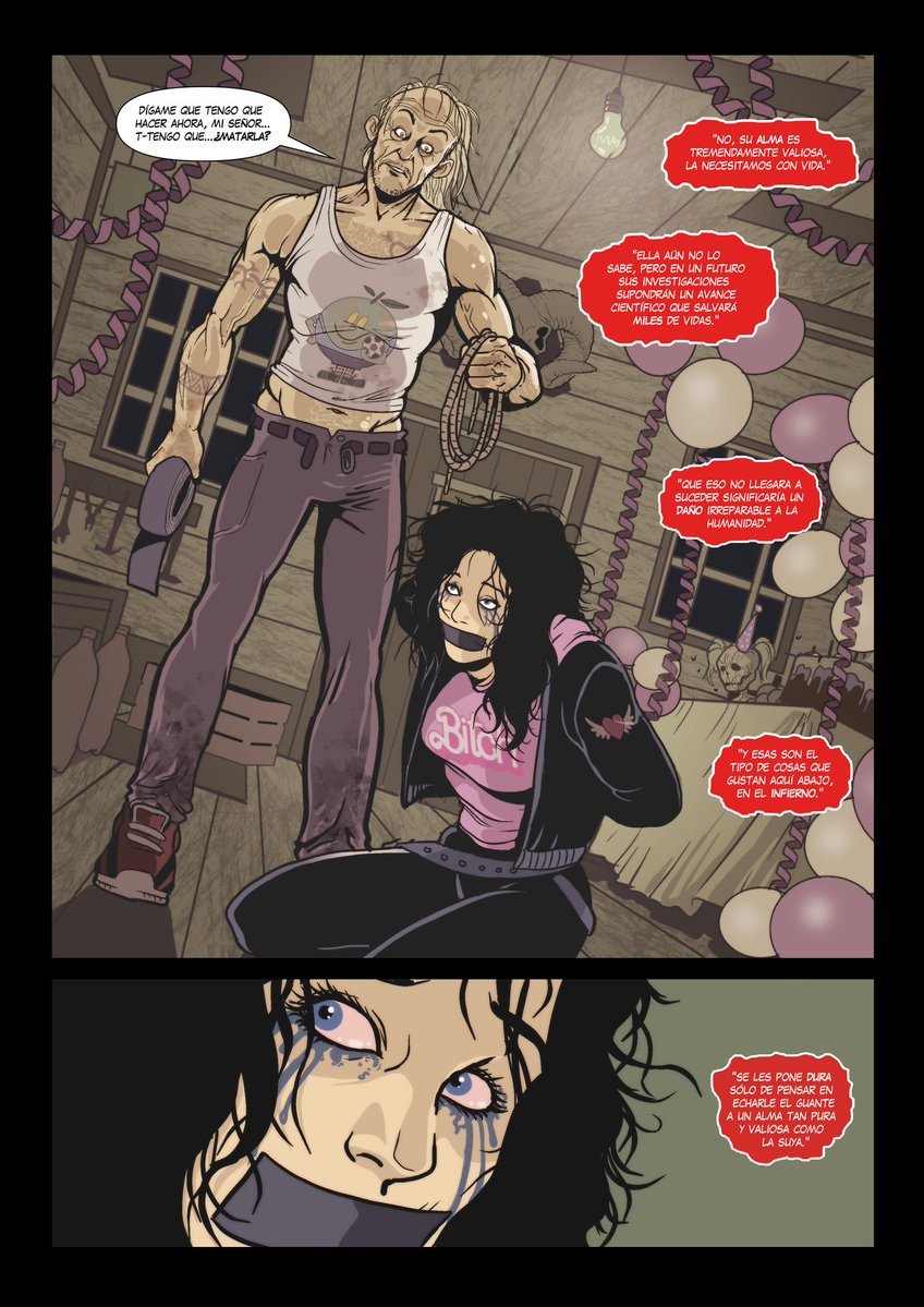 jorgevillena5's tweet image. Hace casi dos años hice este par de páginas a modo de prueba, ni siquiera era un borrador, solo una idea que podria llegar a ser una historia mas larga...y tan larga, a lo tonto la prueba de dos paginas ha terminado en 180 y contando! evilkingdomstudio.es/polaris/ #comic #webcomic