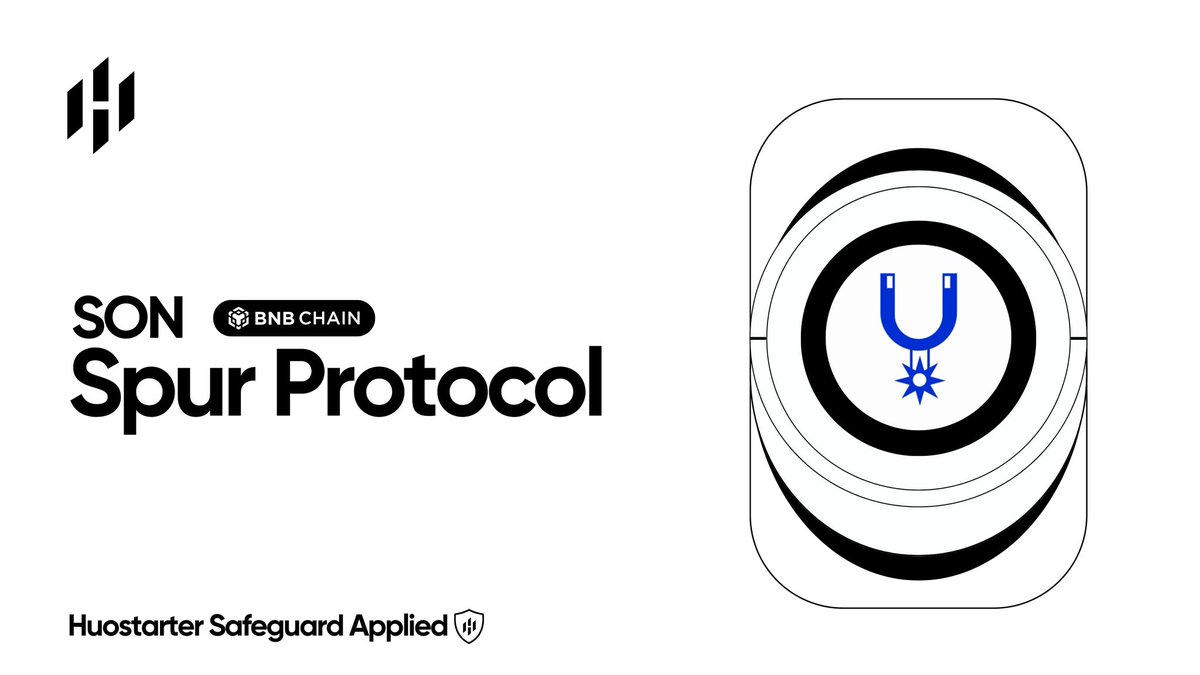 Newbie186161194's tweet image. 🚨 BIG NEWS 📣

Just got confirmed — $SON @spurprotocol is officially launching on Huostarter IDO! 🗿🔥  

More listings loading… who else can&apos;t wait to see major CEX listing ? 👀  

#SPURNews  #SpurProtocol