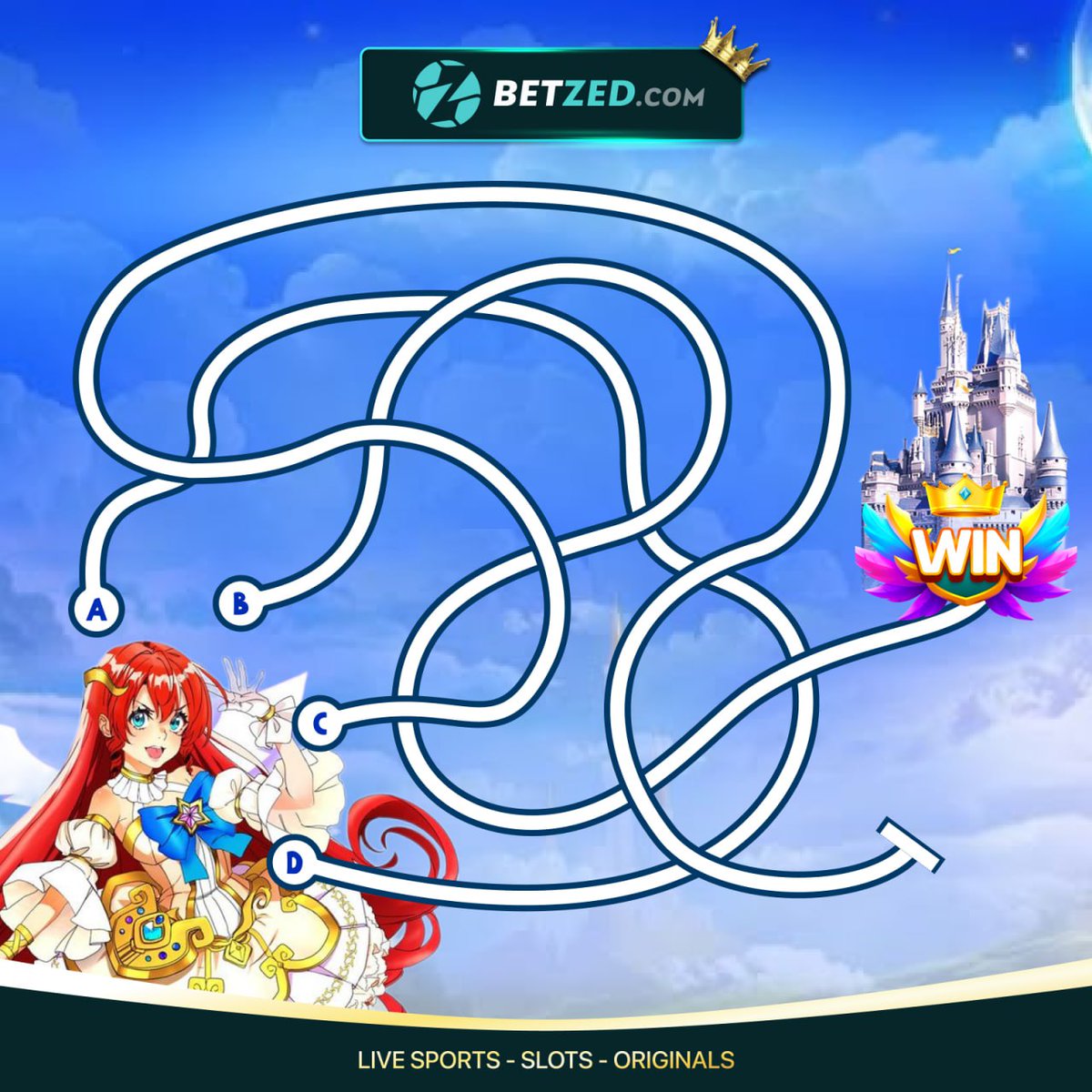 💖 Starlight Princess – Maze of Destiny! ⚡
Pick the right path to reach her cosmic treasure! 🌌

👉Receive Free Spin = ❤️ + 🔃 + comment Answer &amp; UID
<a href="/BetzedFreespin/">Betzed.com Freespin</a> #FREESPIN #StarlightPrincess #PRAGMATICPLAY
