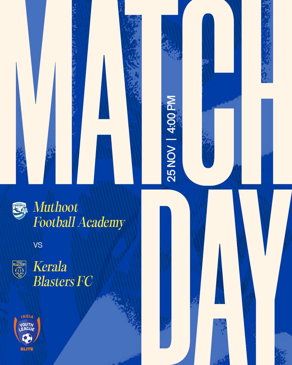 kbfc_academy's tweet image. 🆙 against Muthoot FA in our AIFF U18 Elite Youth League opener 🔥

#BlastersAcademy #KeralaBlasters #KBFC #YennumYellow