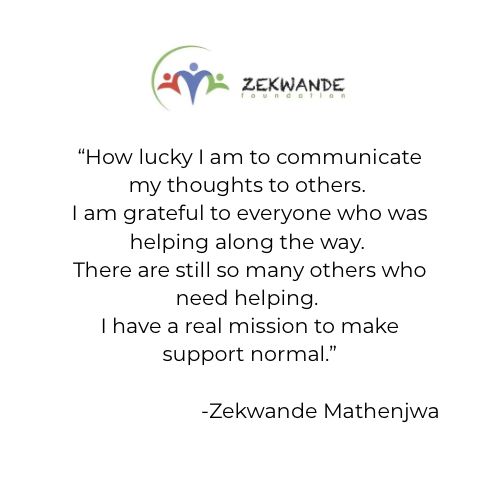 AutisticSpeak's tweet image. Quote of the week from Zekwande 💙.

#fyp 
#NonSpeakingAutistic 
#neurodiversitymatters 
#InclusionMatters