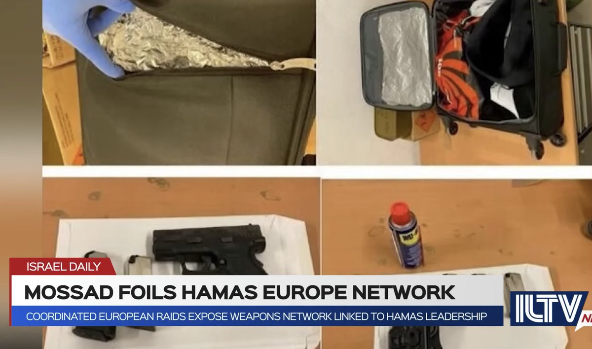 Mossad atklājuši, ka Eiropas teritorijā darbojas Hamās teroristu tīkls – ieroču slēptuves, sprāgstvielas un savervēti operatīvie darbinieki, kuri gaidīja pavēli. Viņi plānoja Eiropas “7. oktobri” – uzbrukumus ebreju kopienām Eiropā.

Hamās aktīvi veido starptautisku teroristu