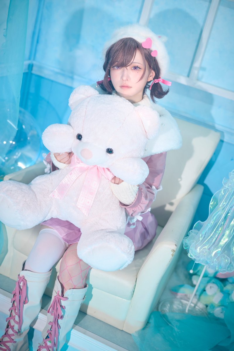 Kakemiya_38's tweet image. 【コスプレ/cosplay】
アイドルマスターシャイニーカラーズ/樋口円香
（テディフォローホワイト）
📷photo. @madao000