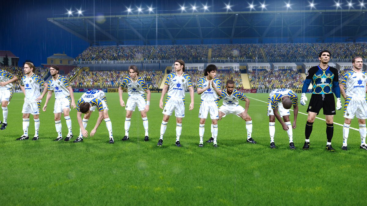 PESSimulation's tweet image. ⚽ Next stop in Serie A 96-97: all eyes on the Ennio Tardini as Parma host Perugia.

Carlo Ancelotti’s side can join Lazio at the top with a win — pressure on, opportunity wide open.

Stay with us for this intriguing clash in Emilia-Romagna! 💛💙📍