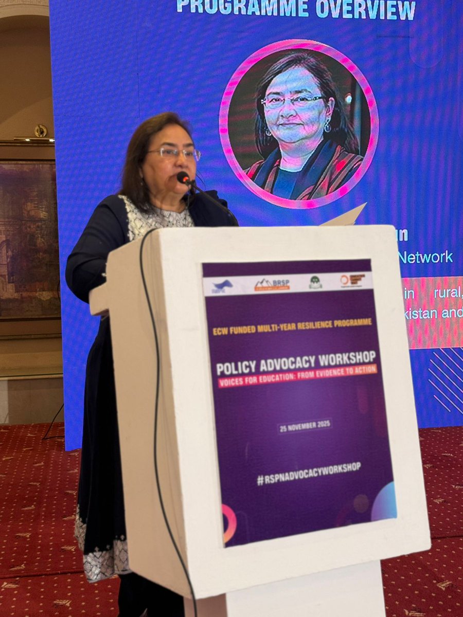 munsi_here's tweet image. Strong voices today emphasized one key message: resilience in education isn’t optional — it’s essential for every child’s future. #RSPNAdvocacyWorkshop