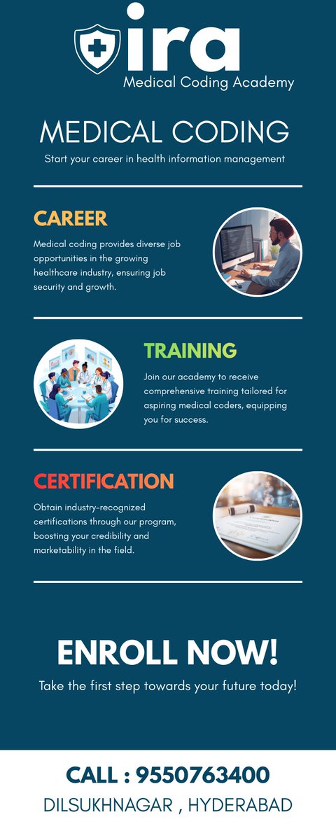 IraCoding's tweet image. 🔹 “Start your career in the fastest-growing healthcare domain with our Medical Coding training — where accuracy, skills, and global opportunities come together.”

#medicalcoding
#medicalcodingtraining
#medicalcodingjobs
#medicalbilling
#healthcarejobs
#codingcaree